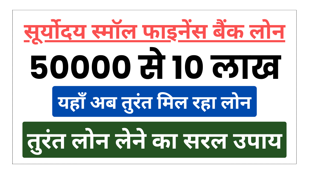 Suryoday Small Fin bank personal loan